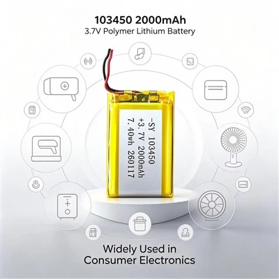103450 بلوٹوتھ ہیڈ فون لتیم بیٹری